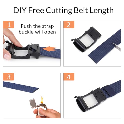 ZORO Nylon Tactical Quick Release Buckle Belt for men - Image 3