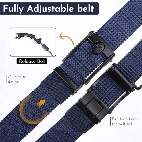 ZORO Nylon Tactical Quick Release Buckle Belt for men - Image 2