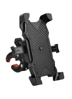 Generic Bike & Motorcycle Phone Mount – Quick Lock & Release, Adjustable Handlebar Clamp for 4.7"-7" iPhone/Samsung & More (Black)**  - Image 1