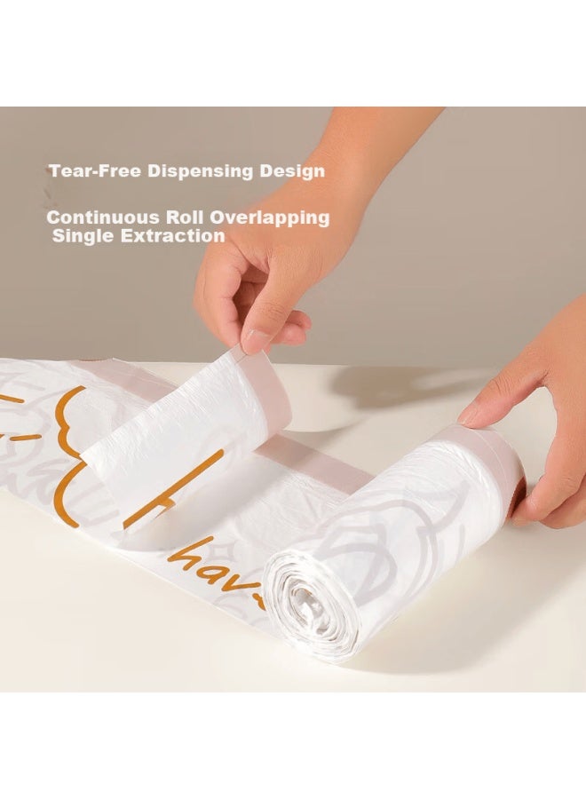 Okiss Tear-free Drawstring Garbage Bags Thickened Large Household Kitchen Extra Thick Student Dormitory 178pcs 45*50cm - Image 2