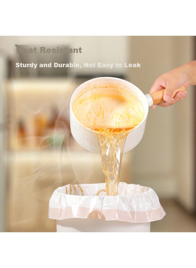 Okiss Tear-free Drawstring Garbage Bags Thickened Large Household Kitchen Extra Thick Student Dormitory 178pcs 45*50cm - Image 4
