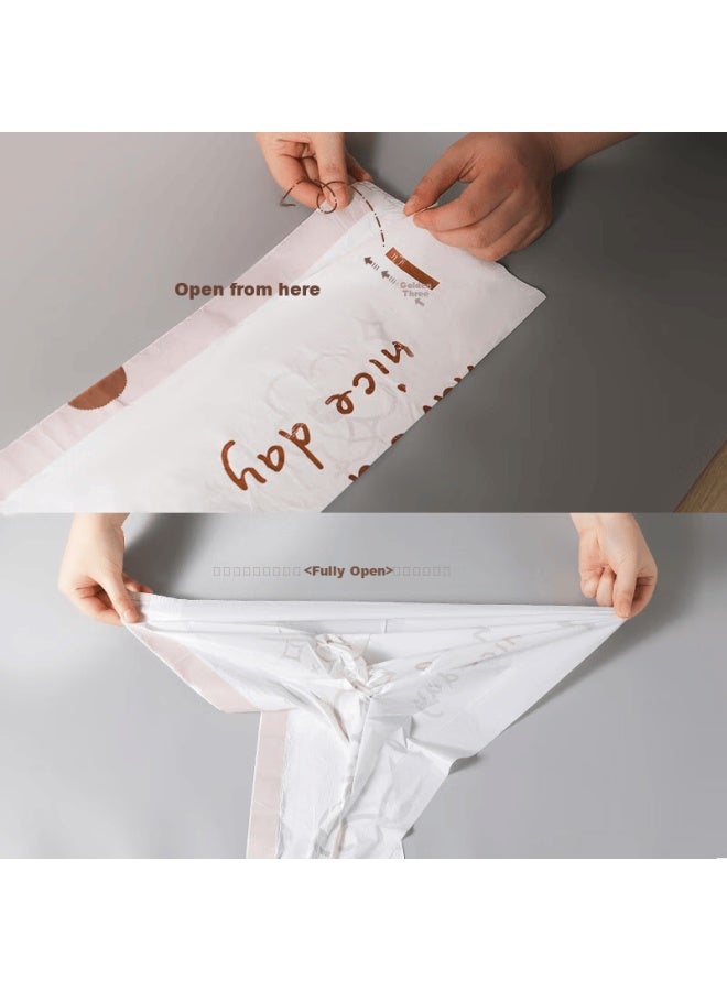 Okiss Tear-free Drawstring Garbage Bags Thickened Large Household Kitchen Extra Thick Student Dormitory 178pcs 45*50cm - Image 5