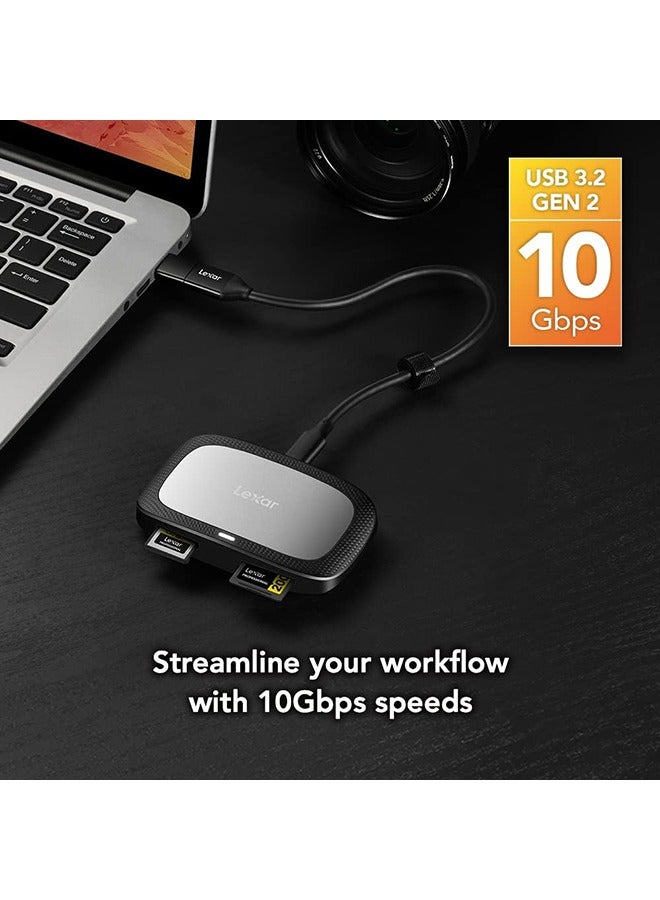 ليكسار قارئ محترف من نوع CFexpress A / SD UHS-II USB 3.2 Gen2 - Image 3