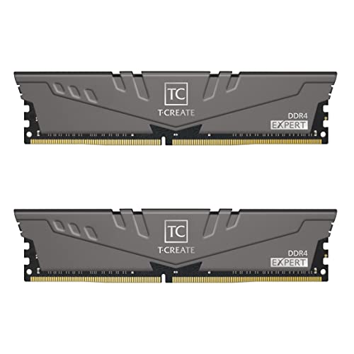 TEAMGROUP T-Create Expert overclocking 10L DDR4 16GB Kit (2 x 8GB) 3200MHz (PC4 25600) CL16 Desktop Memory Module Ram - TTCED416G3200HC16FDC01 - Image 1