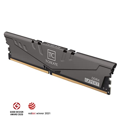 TEAMGROUP T-Create Expert overclocking 10L DDR4 16GB Kit (2 x 8GB) 3200MHz (PC4 25600) CL16 Desktop Memory Module Ram - TTCED416G3200HC16FDC01 - Image 2