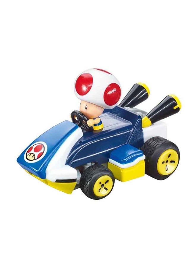 Carrera Mario Kart 2.4 Ghz Mini Toad Rc Car (1:50) - Image 1