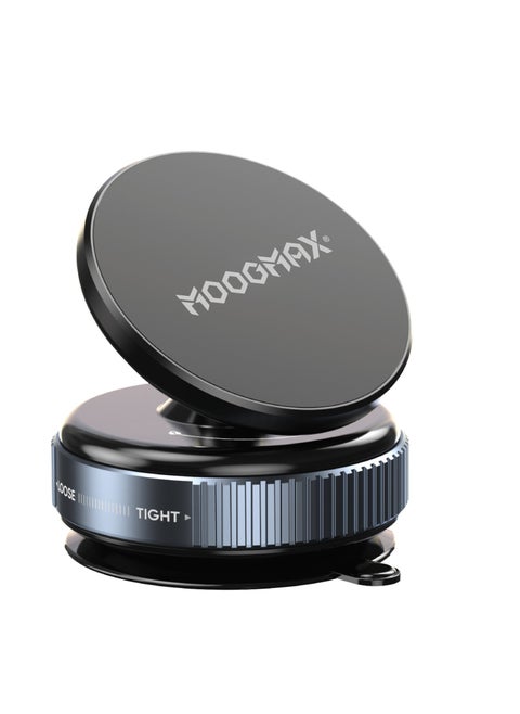 Vacuum Car Holder - 360° Rotatable Magnetic Phone Mount with Type-C Charging & Universal Compatibility