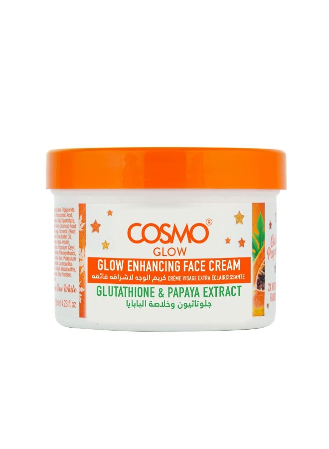 cosmo skin glutathione price Cosmo Gluta Papaya Glow Enhancing Face Cream 125ml, and Papaya Extract, Deeply Hydrating Face Cream, Rich in Antioxidant, For Unisex | Best Bahrain SK Duchess L Glutathione
