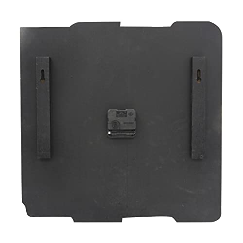 Stonebriar SB-6158A Worn Blue 15" Square White Wall Clock - Image 3