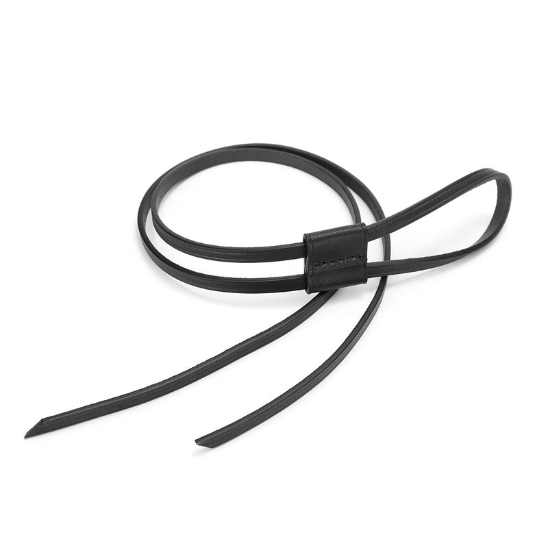 Seventeenzone Black Vachetta Leather String Slide String Keeper for Guitar, 4-String, S Size, Accessory - Image 3