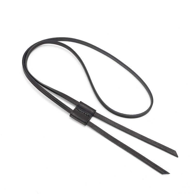 Seventeenzone Black Vachetta Leather String Slide String Keeper for Guitar, 4-String, S Size, Accessory - Image 2