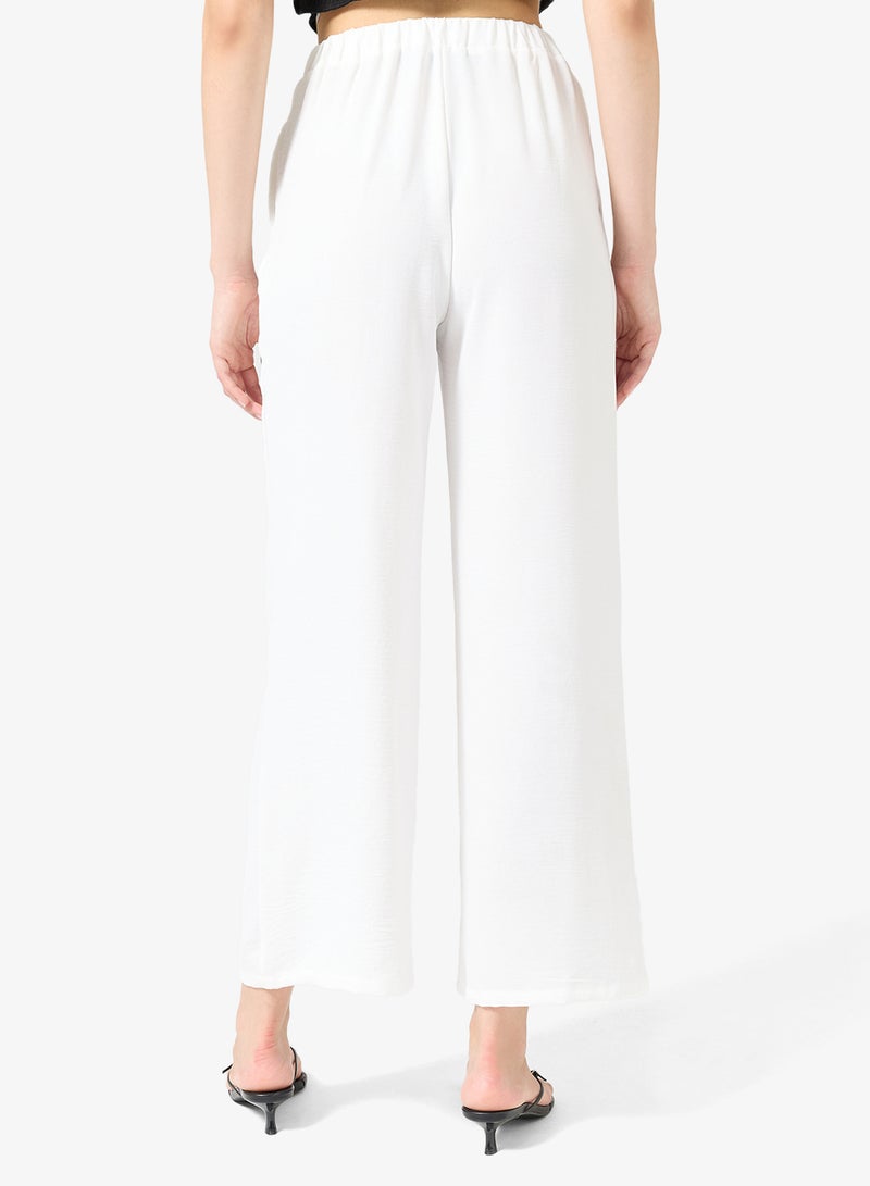 جينجر بنطلون مستقيم بخصر على شكل حرف - Image 3