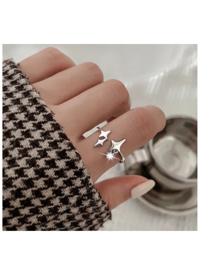  Hygedent Elegant silver ring 