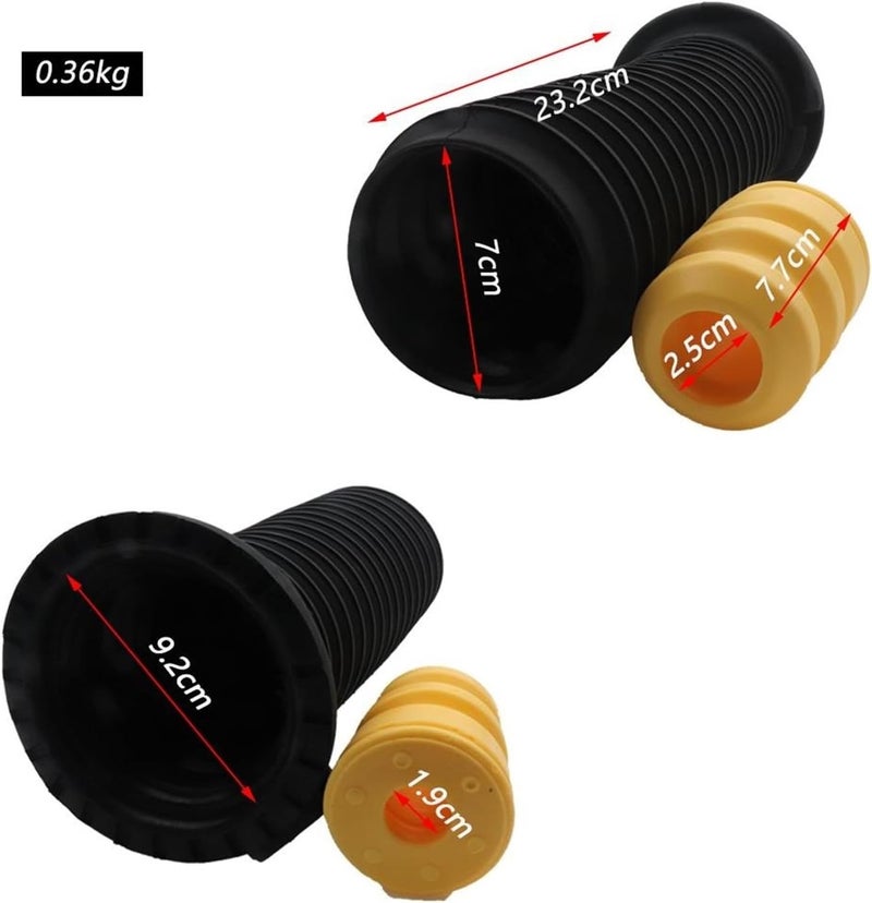 DEMULAX Front Dust Cover Air Shock Absorber Boot Set - Image 2