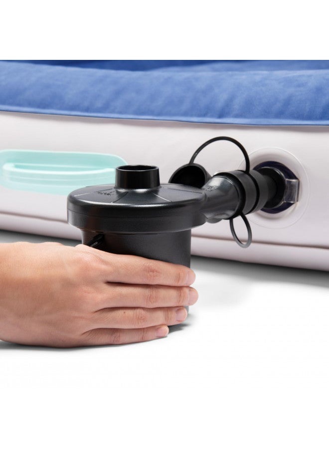 SoundAsleep Products SoundAsleep Dream Series Kids Air Mattress with High Speed External Pump - Extra Tall Safety Bumpers - Portable, Toddler Blow up Bed for Kids - Inflatable Toddler Air Mattress for Home and Camping - Image 4