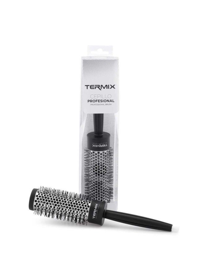 TERMIX Profesional Hairbrush Ø 12 mm- Aluminum thermal hairbrush with nylon bristles, ideal for all types of hairstyles - Image 2