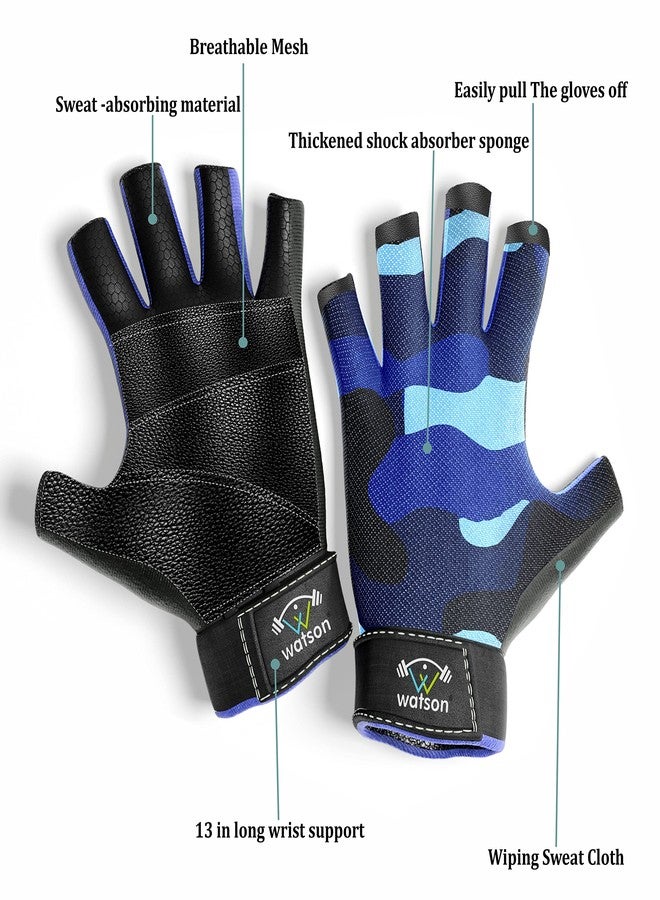 WATSON Gym Gloves for Gym Workouts Specially Designed for Mens and Womens Excercise Fitness Equipments - Image 2