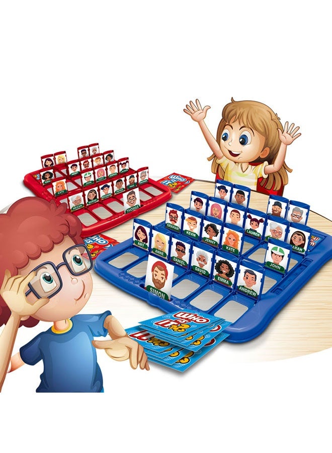 JSAITOYS Guess for Who I Am Interactive Card Game Educational Two-Player Memory Logic Toy for Family Toys Party Games - Image 1