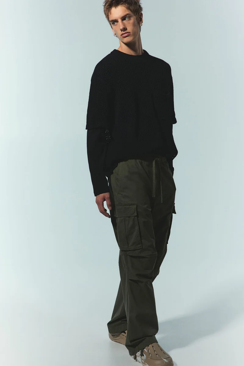 H&M Relaxed Fit Cargo Trousers