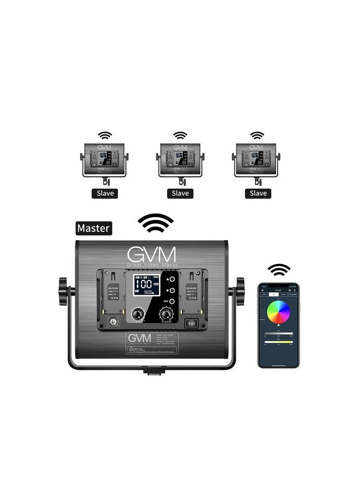 GVM Great Video Maker - GVM BI COLOR RGB STUDIO LED 1000D - Image 1