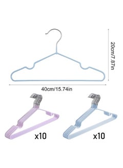 FALMER 60 pieces of stainless steel hangers, made of stainless steel, size 40*25 cm  - Image 3