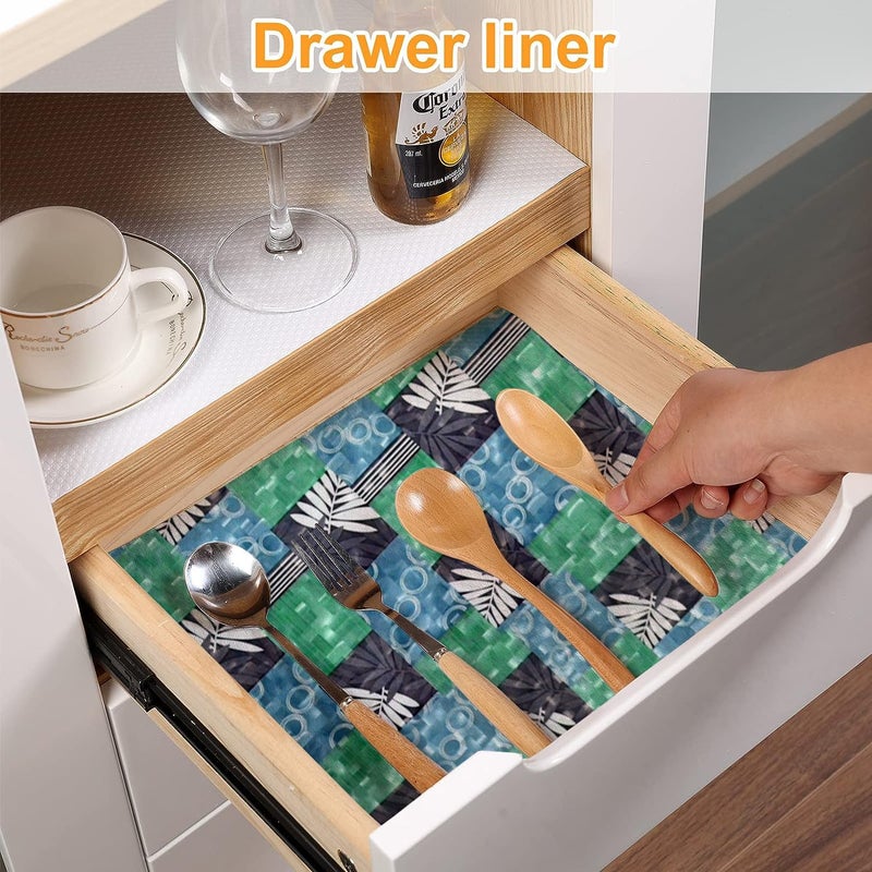 Vocal Store Anti-Slip Kitchen Cabinet Drawer Shelf Mat Liner Sheets Textured Multipurpose 5 Meter Roll, Blue - CDOJ9-P05-5M - Image 5
