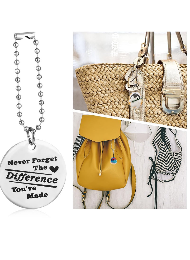 SUNSAR etal Ball Chain with Connector Clasp, 100 Pieces, 120mm Length, 2.4mm Diameter, Dog Tag Keychain Rings - Image 5