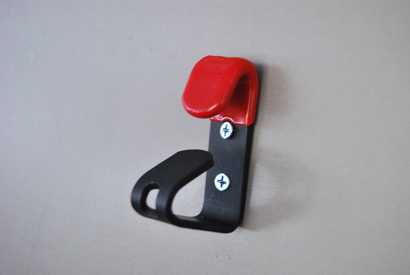 TOPNIKE Alloy Rim Display Hanging Hooks,Metal Wheel Hooks,Black and Red,Pack of 2 - Image 4