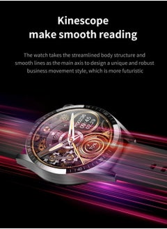 AROAQ GT8 Smart Watch for Men 1.5 Inch Large Screen Bluetooth Call NFC Health Monitoring Wireless Charging Sports Fitness Tracker Smartwatch  - Image 2