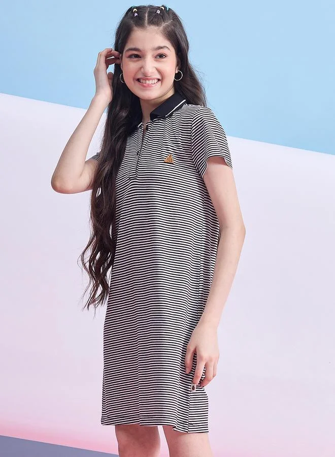 Stylo Bug Striped Polo Dress