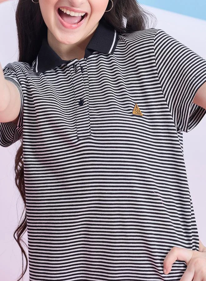 Stylo Bug Striped Polo Dress