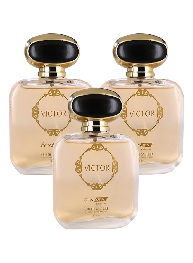 فيكتور 3 قطع عطر فيكتور للنساء 100 مل - Image 1