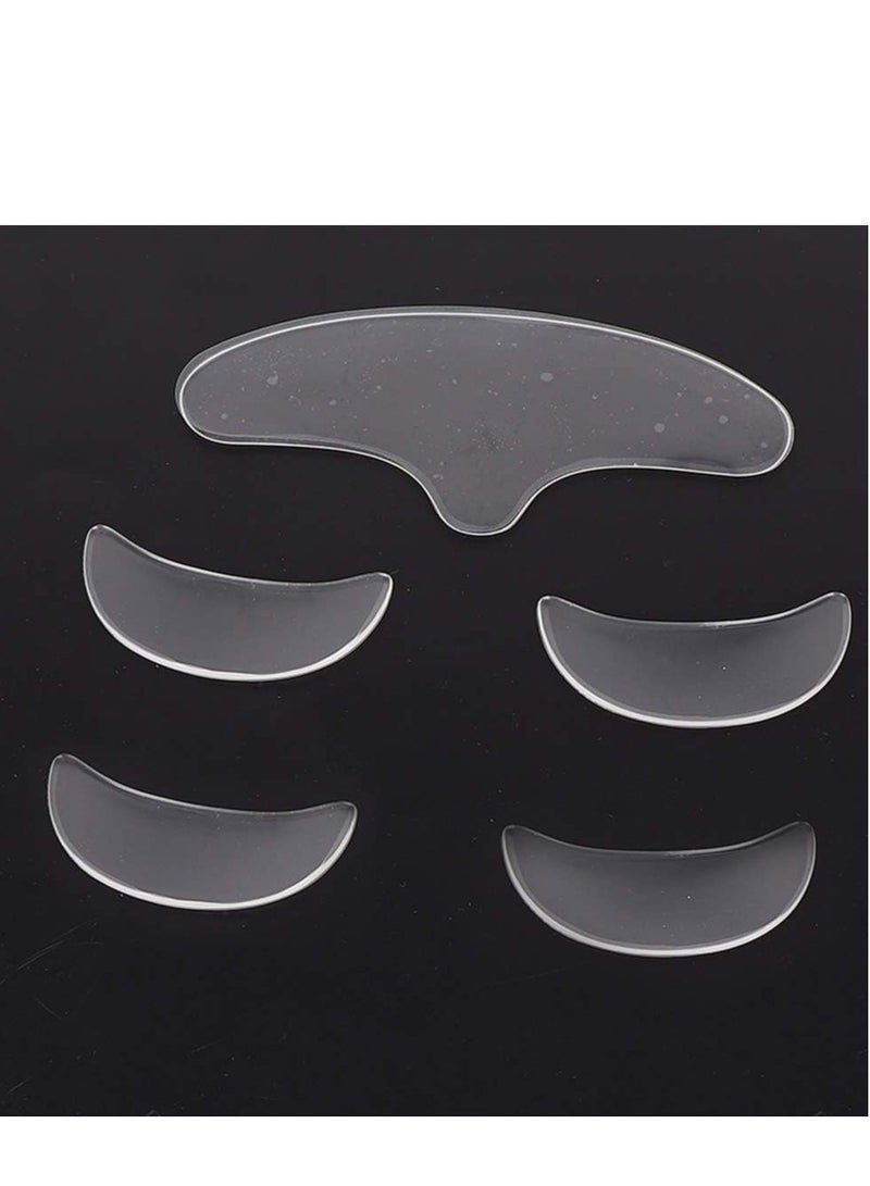 5Pcs Anti Wrinkle Silicone Patch, Reusable Smoothing Reducing Wrinkle Forehead Eye Chin Face Anti Aging Patch,for Skin Lifting Treatment Prevention Wrinkles - Image 5