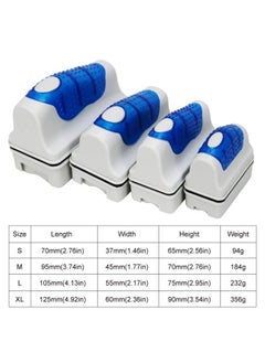 Jasonwell Jasonwell Magnetic Aquarium Fish Tank Glass Algae Glass Cleaner Scrubber Floating Clean Brush(S)  - Image 5