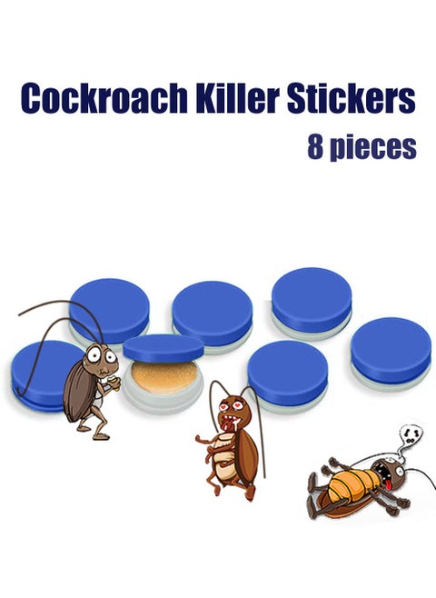 Cockroach Killer Gel Bait Stickers 8 Pieces