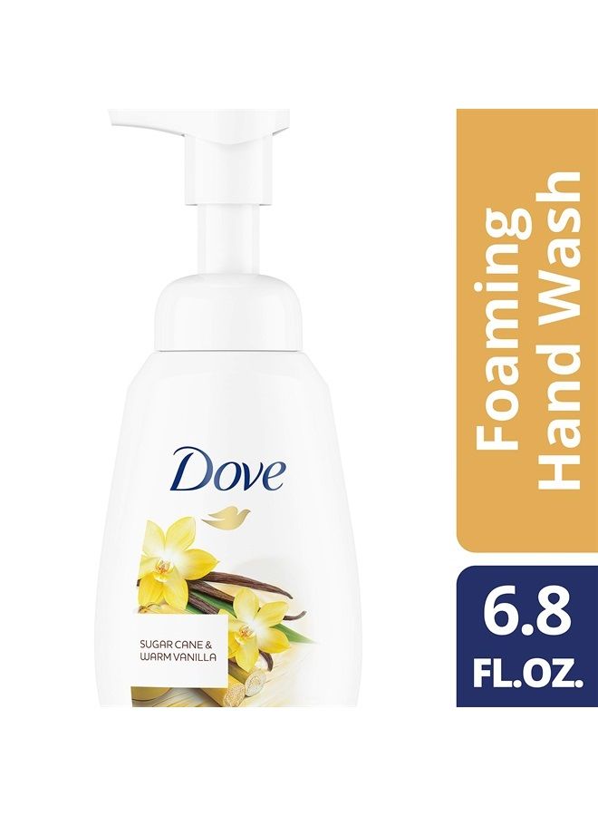 Dove Foaming Hand Wash Sugar Cane & Warm Vanilla Effectively Washes Away Bacteria While Nourishing Your Skin 6.8 oz - Image 2