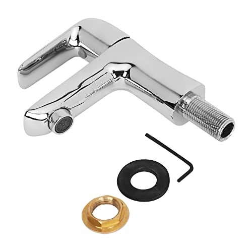 Hindware Italian Collection F400001CP Fluid Pillar Type Water Tap, Wash Basin Tap, Brass with Premium Chrome Finish - Image 5