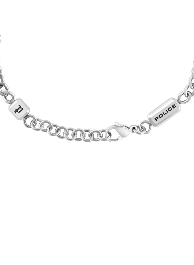 Police Sentra Stainless Steel Curb Chain Bracelet for Men