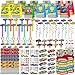 PLOUGVI 232PCS Race Car Birthday Party Favors Decorations Supplies Goodie Bag Stuffer Pinata Filler Cars Themed Favors for Wheel Birthday Decorations - Image 3