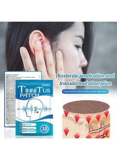 Sumifun Tinnitus Patch - ​Ear Tinnitus Patch Carsickness Patch All Natural Patch Boost Blood Circulation 12 PCS  - Image 4