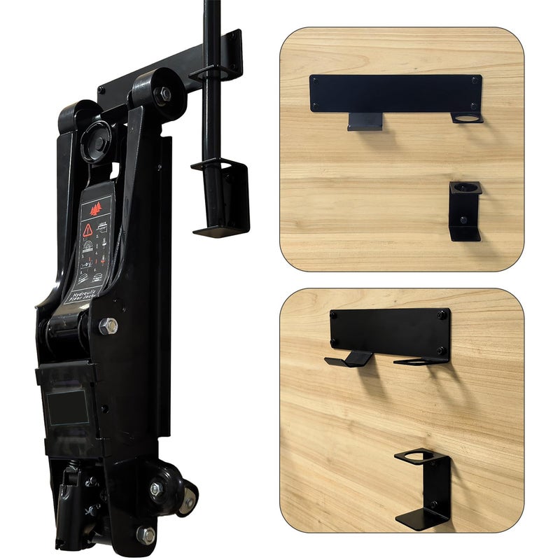Garage Jack Bracket, Car Hydraulic Handcart Jack Organizer, Garage Wall Mounted Storage Rack, Tower Racing Trailer Accessory Tool - Image 5