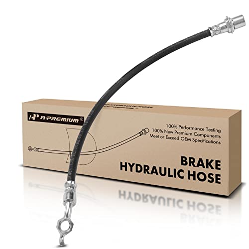 A-Premium Rear Driver or Passenger Side Brake Hydraulic Hose Compatible with Select Lexus Models - LS400 1995-2000, LS430 2001-2006 - Replace# 9094702903, 9094702811 - Image 1