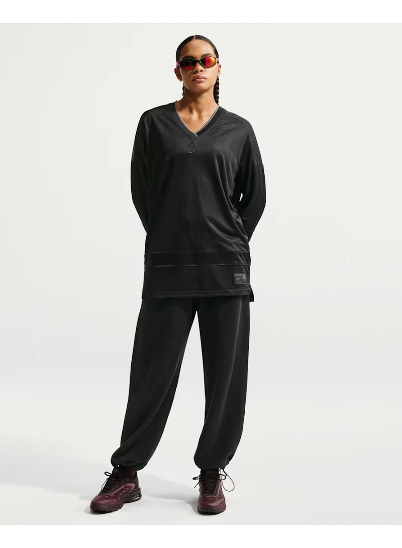 Nike BLACK/BLACK/(BLACK) Nsw Jersey Tunic Top for Women | Best Price UAE