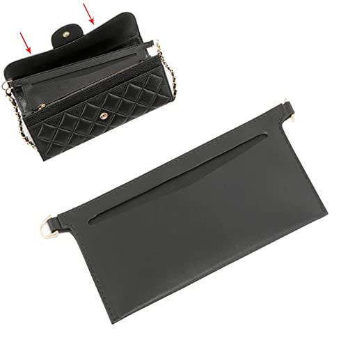 Lckaey Bag accessories kit wallet chain insert-Emily wallet for Sarah bag Crossbody inner bag 3015-black - Image 1
