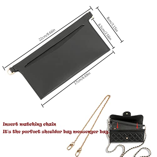 Lckaey Bag accessories kit wallet chain insert-Emily wallet for Sarah bag Crossbody inner bag 3015-black - Image 4