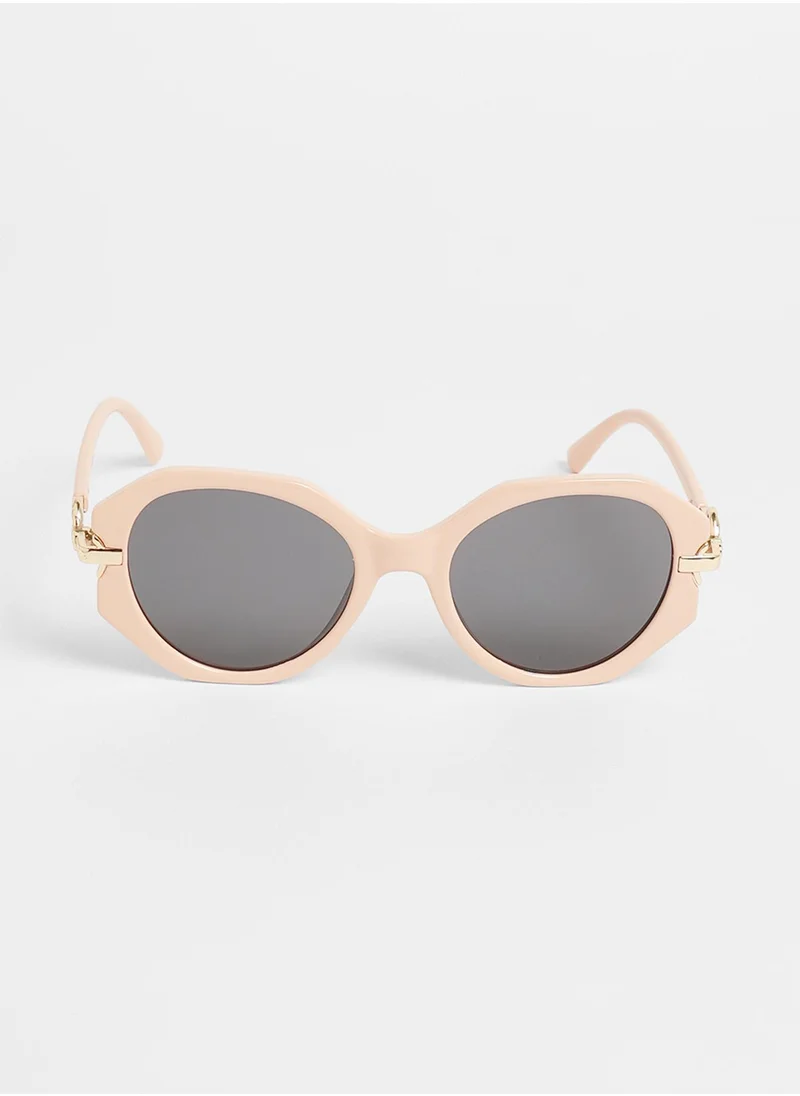 صوص هاوت The Orb Round Sunglasses - Rose Pink
