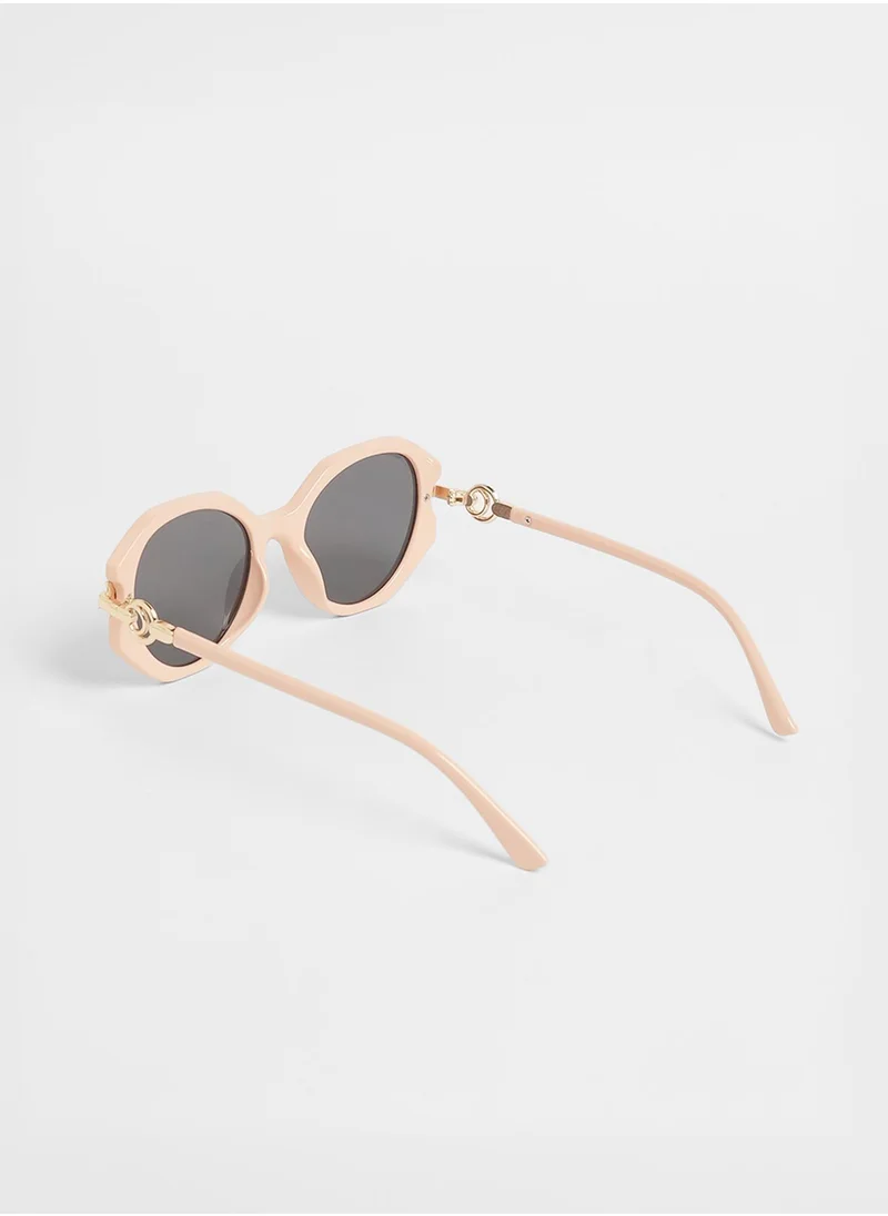 صوص هاوت The Orb Round Sunglasses - Rose Pink