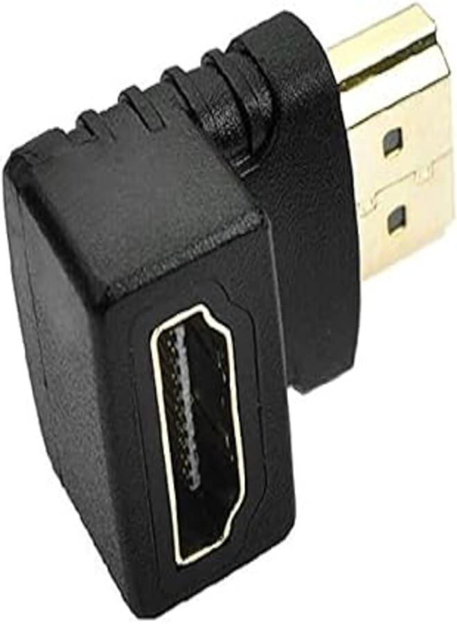 OR 90 Degree Angle HDMI Cable Extend Adapter Converter, HDMI female to HDMI male, HD 1080P