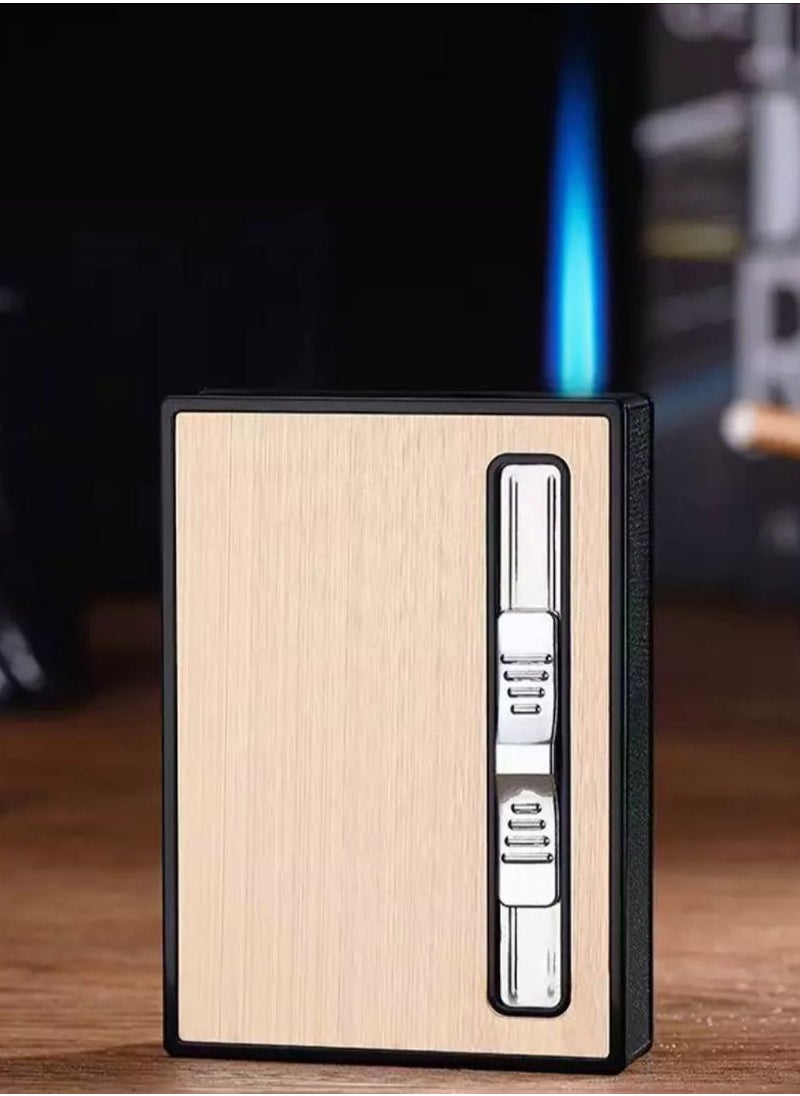 Generic - Cigarette Case/Box 2-in-1 with Lighter S Refillable - Image 1