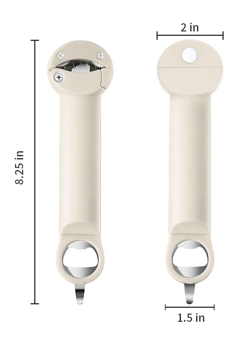 SYOSI - Can Opener Multi Function Jar Bottle Opener for Weak Hands, Friendly Kitchen Tool for Seniors and Children - Image 1